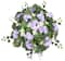 Haute Decor 22&#x22; Purple Wild Hydrangea Urn Filler with Adjustable Height